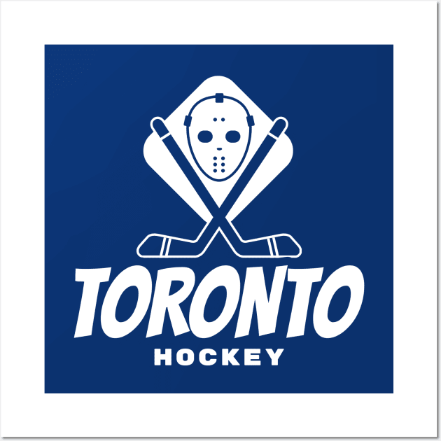 Toronto maple leafs hockey Wall Art by BVHstudio